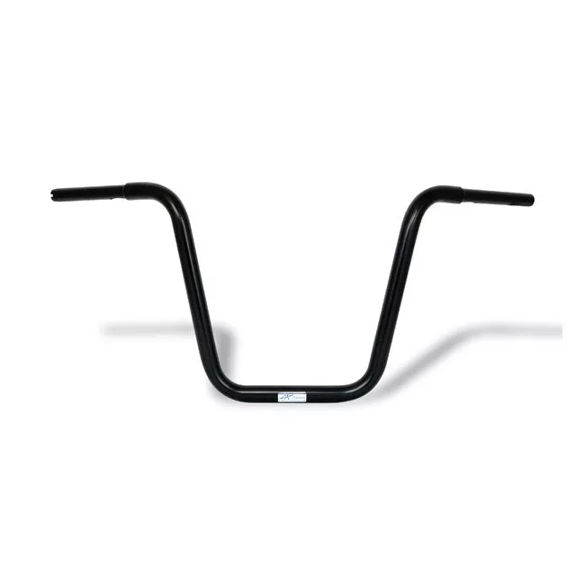 Fehling 1-1/4" Apehanger Black 40cm High For Harley-Davidson