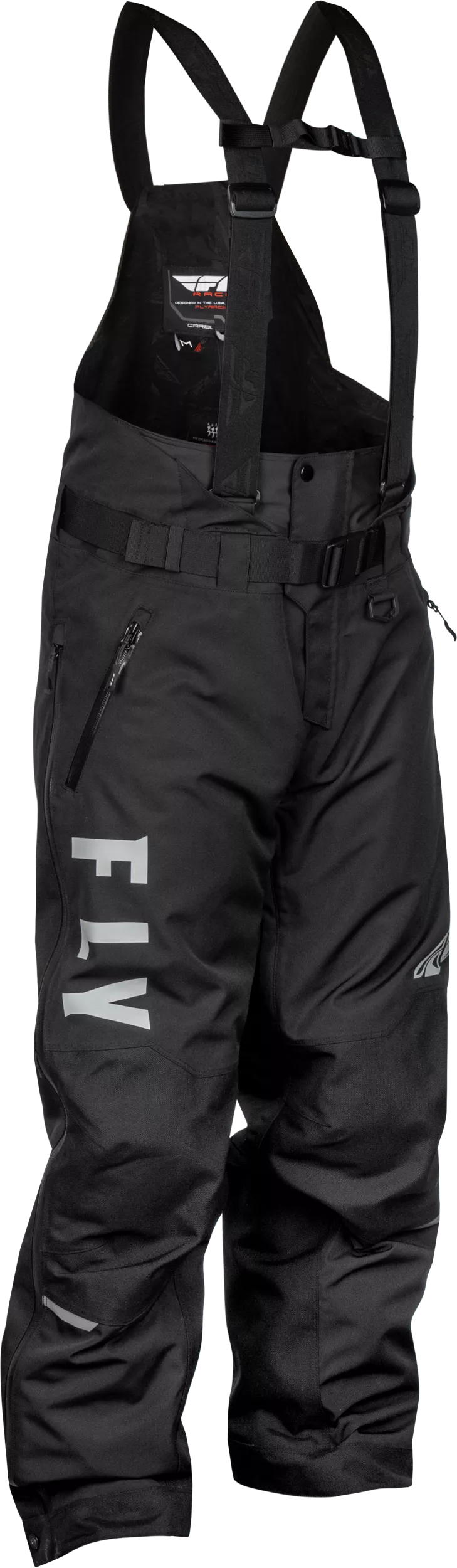 Fly Racing Carbon Bib Black and Grey XL Tall - Durable Motorcycle Gear