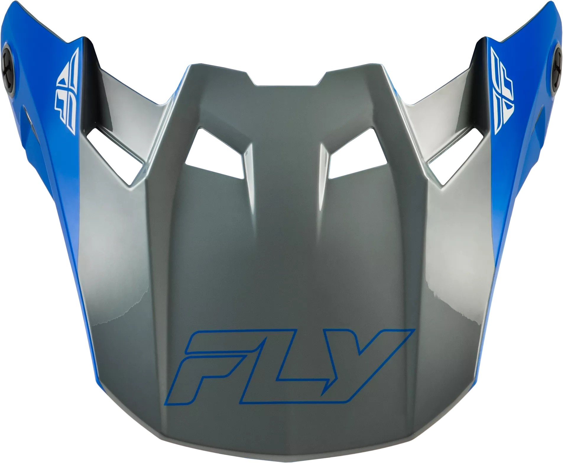 Fly Racing Formula CC Glide Visor Blue/Light Grey/Grey Medium/Large (Part #73-4354VM)