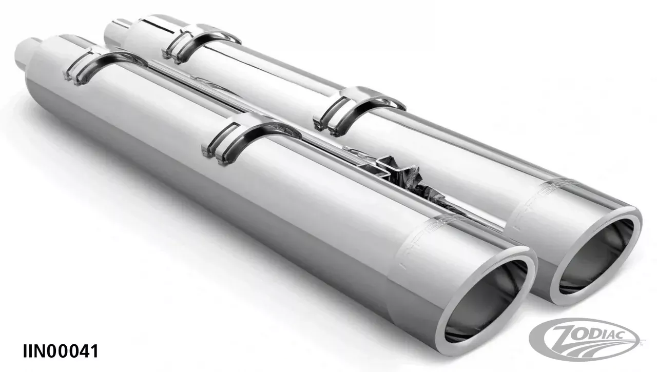 Freedom Liberty Slip-On Chrome/Chrome Roadm/Chieft For Harley-Davidson
