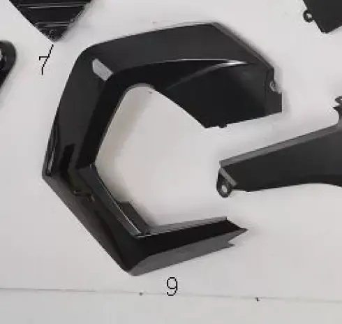 Front Left Side Panel for BD125-15 | Boom 125cc Main Left Plastic | OEM Boom Vader Fairings