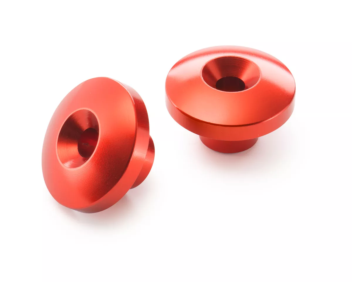 GasGas CNC Handlebar Ends (Red)