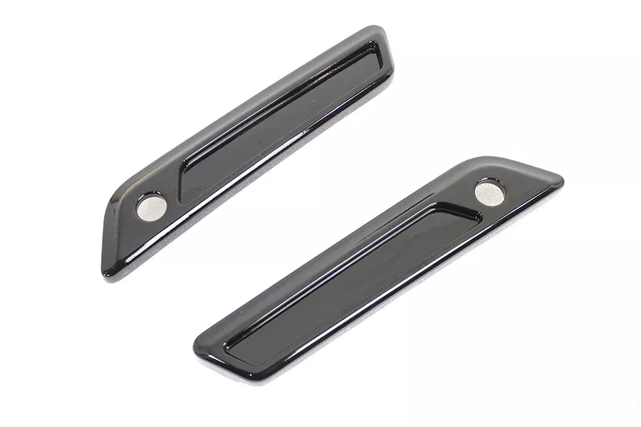 Gloss Black Saddlebag Latch Kit For Harley-Davidson