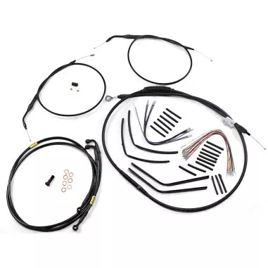 Handlebar Cable Kit 12" for Harley-Davidson Dyna Fat Bob 2008-2011