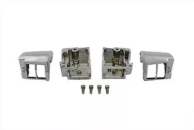 Handlebar Switch Housing Set Chrome For Harley-Davidson