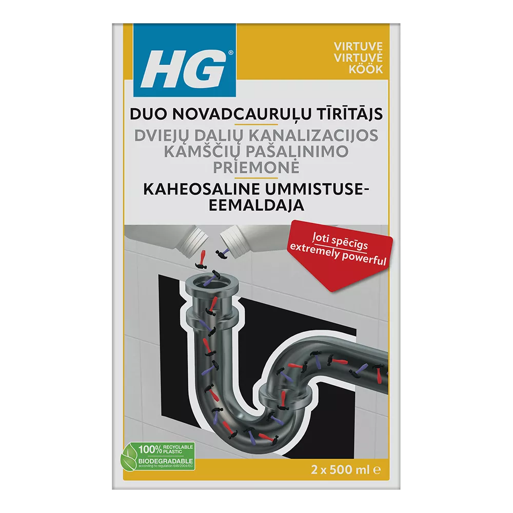 HG duo unblocker - 2x500 ml