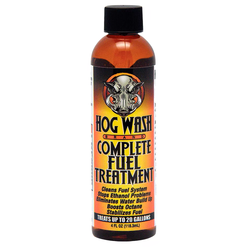 HOG WASH Complete Fuel Treatment 4oz – Enhances Fuel Performance and Stability