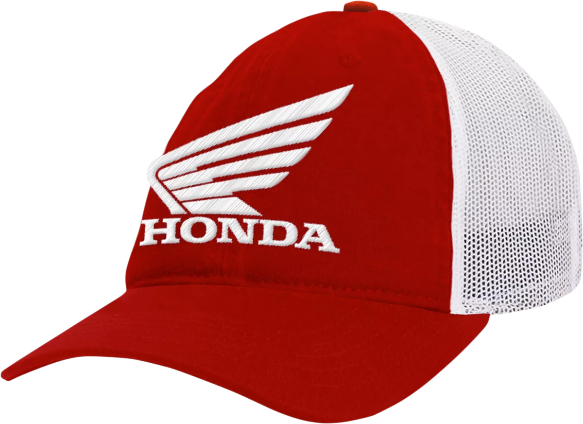 Honda Apparel Honda Trucker Hat - Red and White NP21A-H3161
