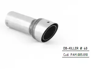 HP Corse -Racing DbkillerØ40mm for EVOXTREME Silencer (PAM.005.010)