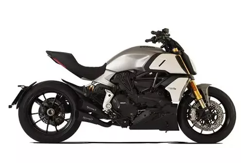 HPCorse – Hydroform Short muffler for Ducati Diavel 1260 for race use only