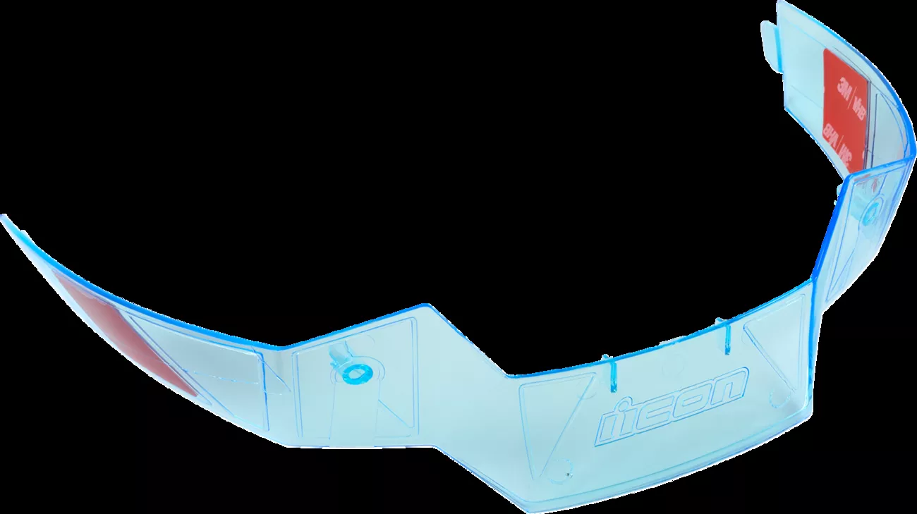 ICON Airflite* Rear Spoiler - Dayglo Blue Part 0133-1547