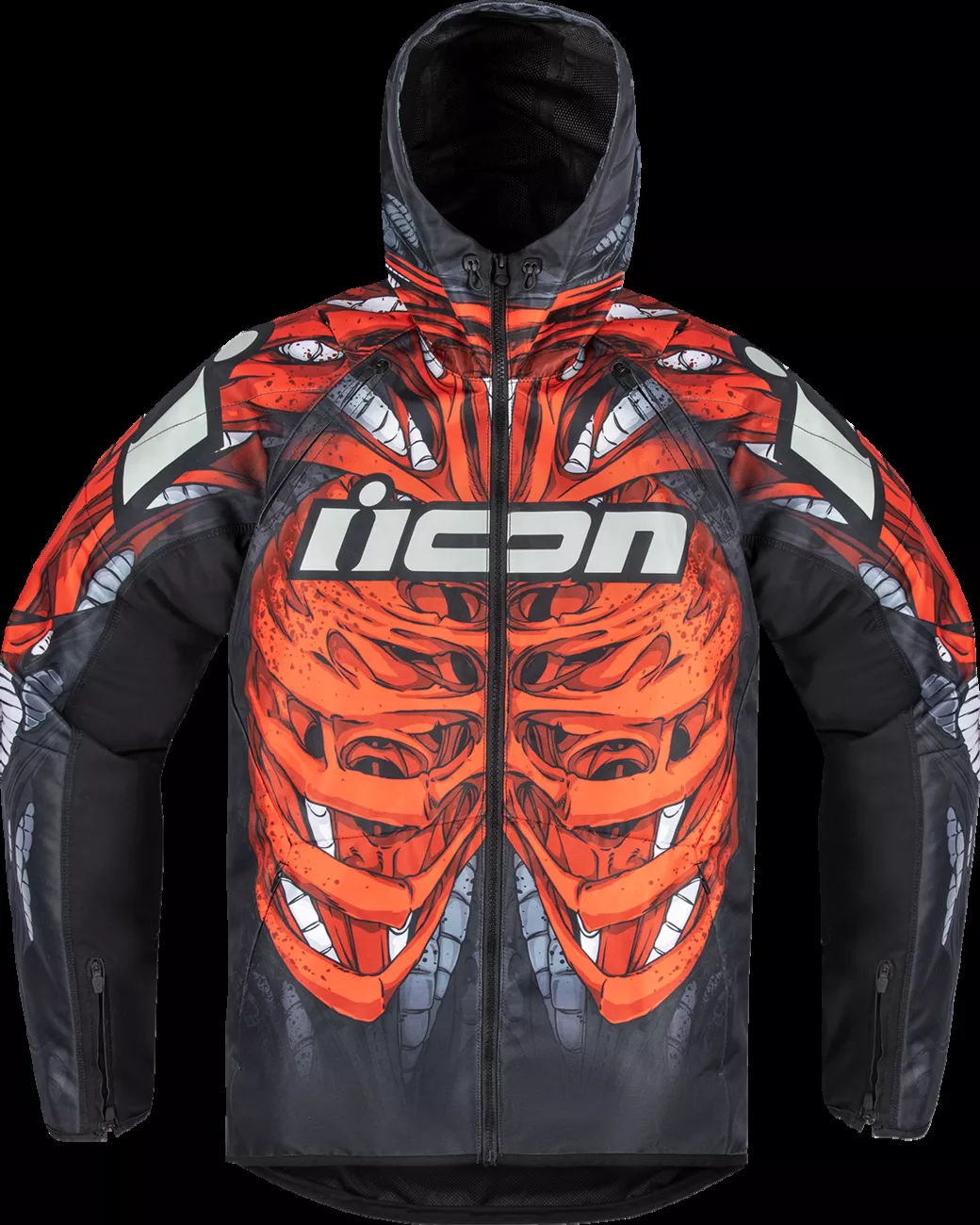 ICON Airform Manik'r* Red Motorcycle Jacket - 3XL with Impact Protectors and Ventilation