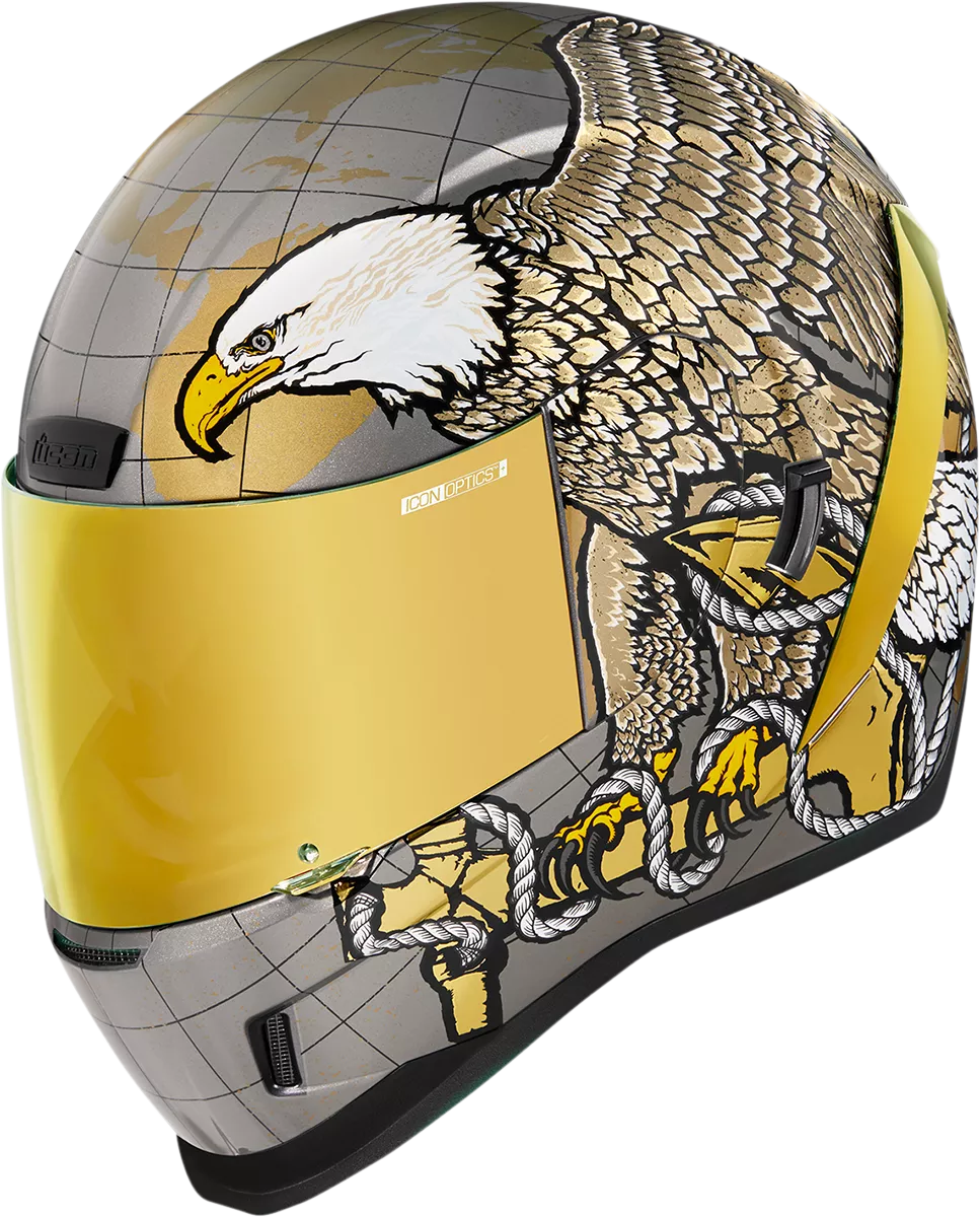 ICON Airform* Semper Fi Helmet with Gold Finish - Part 0101-13666
