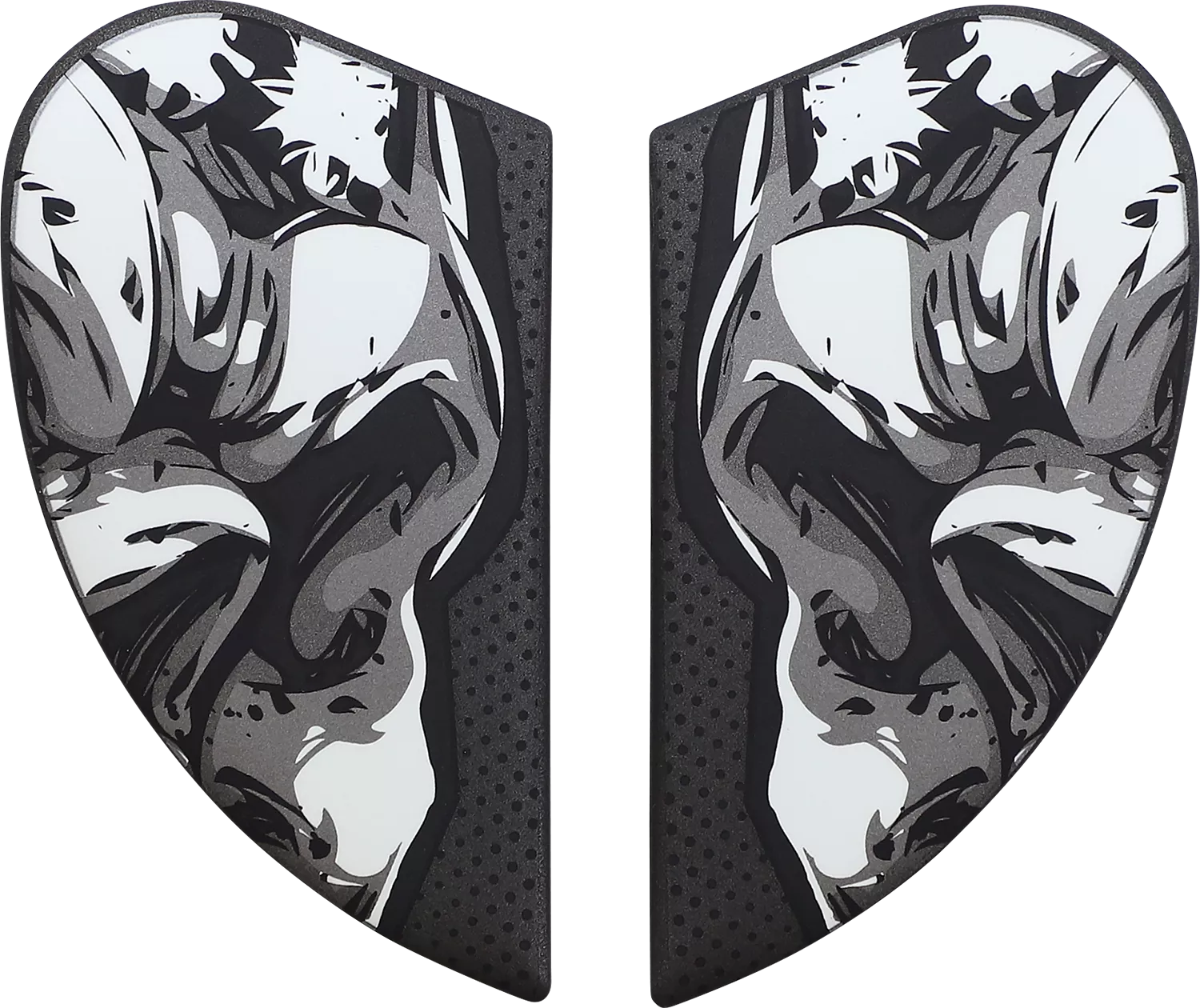 ICON Airform* Side Plates - Death or Glory - Black (Part No. 0133-1414)