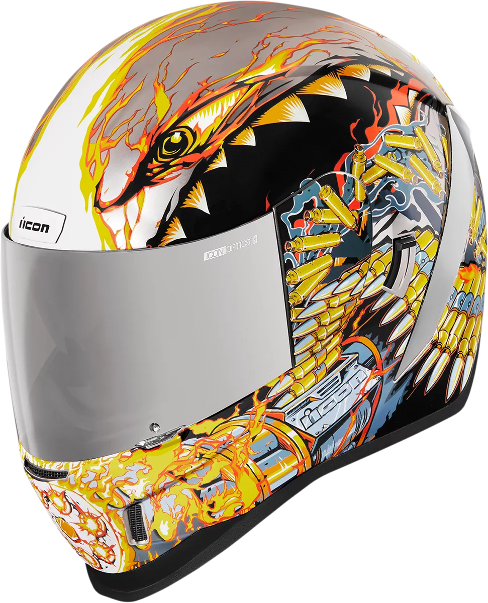 ICON Airform* Warthog Helmet XS with Clear and Silver Optics Shields - Part 0101-13684