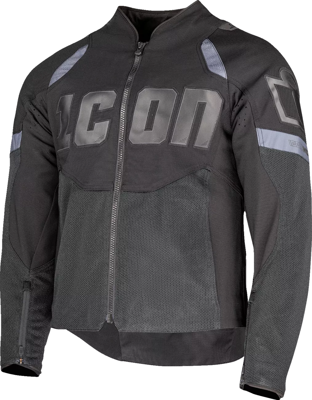 ICON Contra3* Jacket 3XL Black with D3O Impact Protectors and Mesh Ventilation