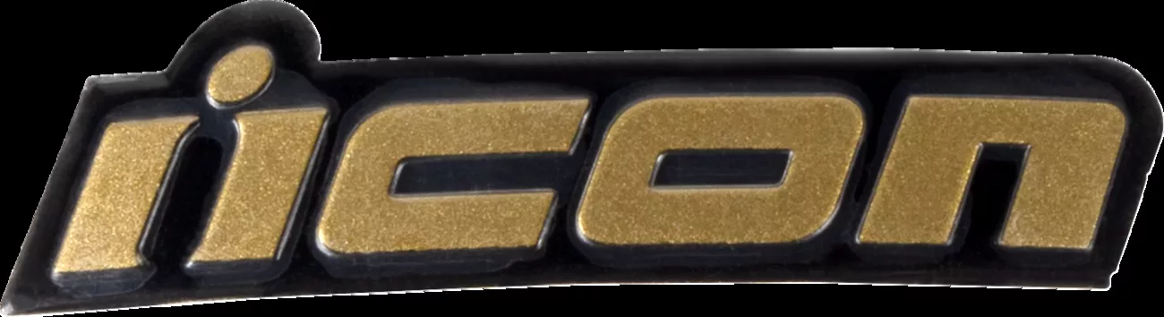 ICON Domain* Metallic Badge - Gold 0133-1404
