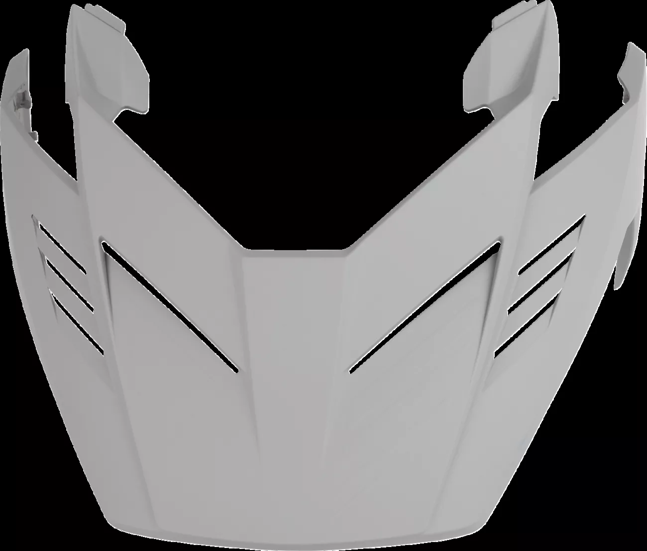 ICON Elsinore* Peak - Monotype Gray Replacement for XS-S Helmets (Part Number 0132-1798)