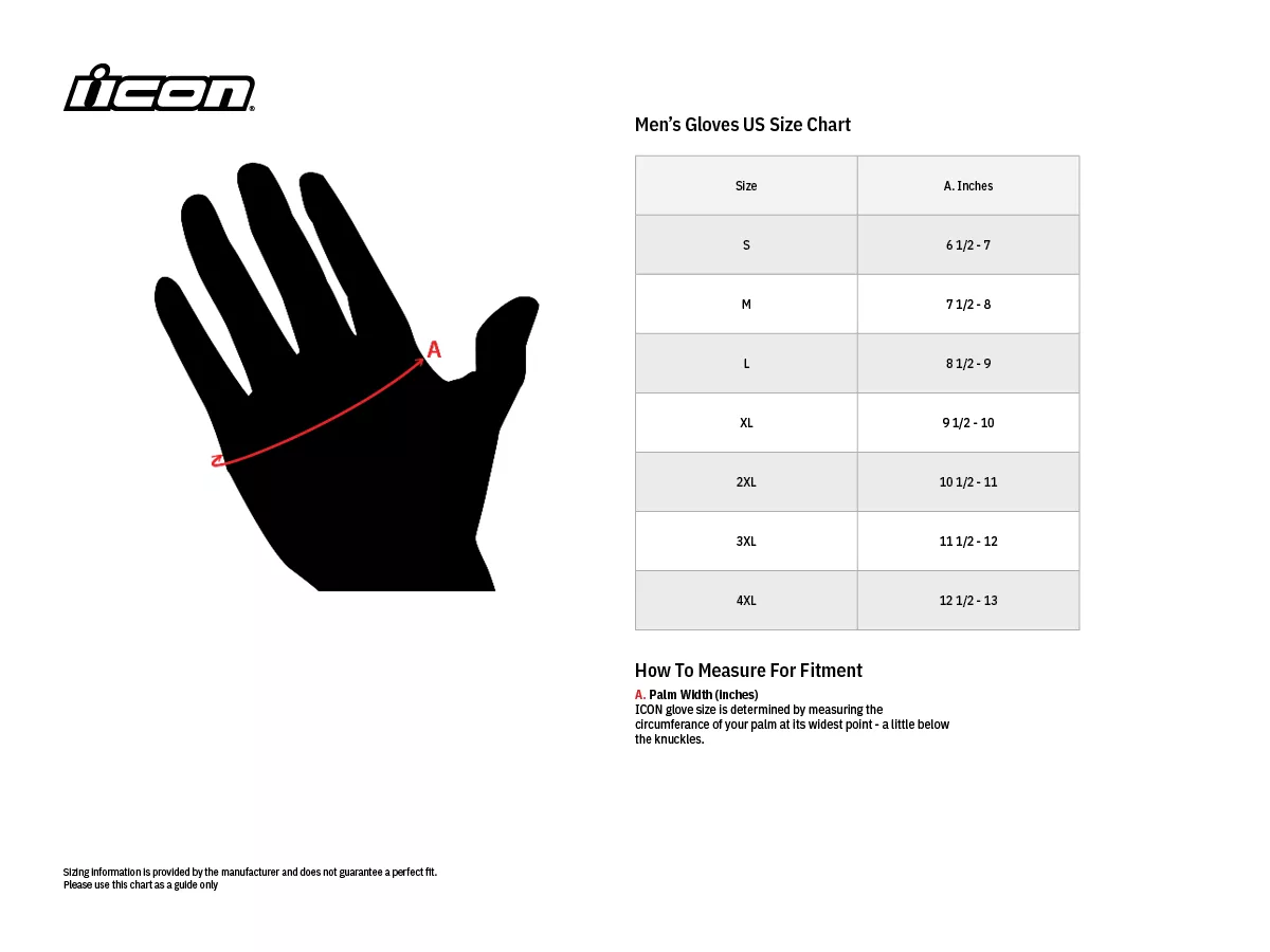 ICON Outdrive* Gloves - Black, Small (Part #3301-3953)