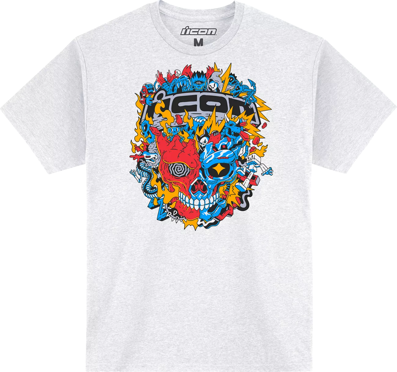 ICON ReDoodle* T-Shirt - White - Large - 75% Cotton / 25% Polyester Blend