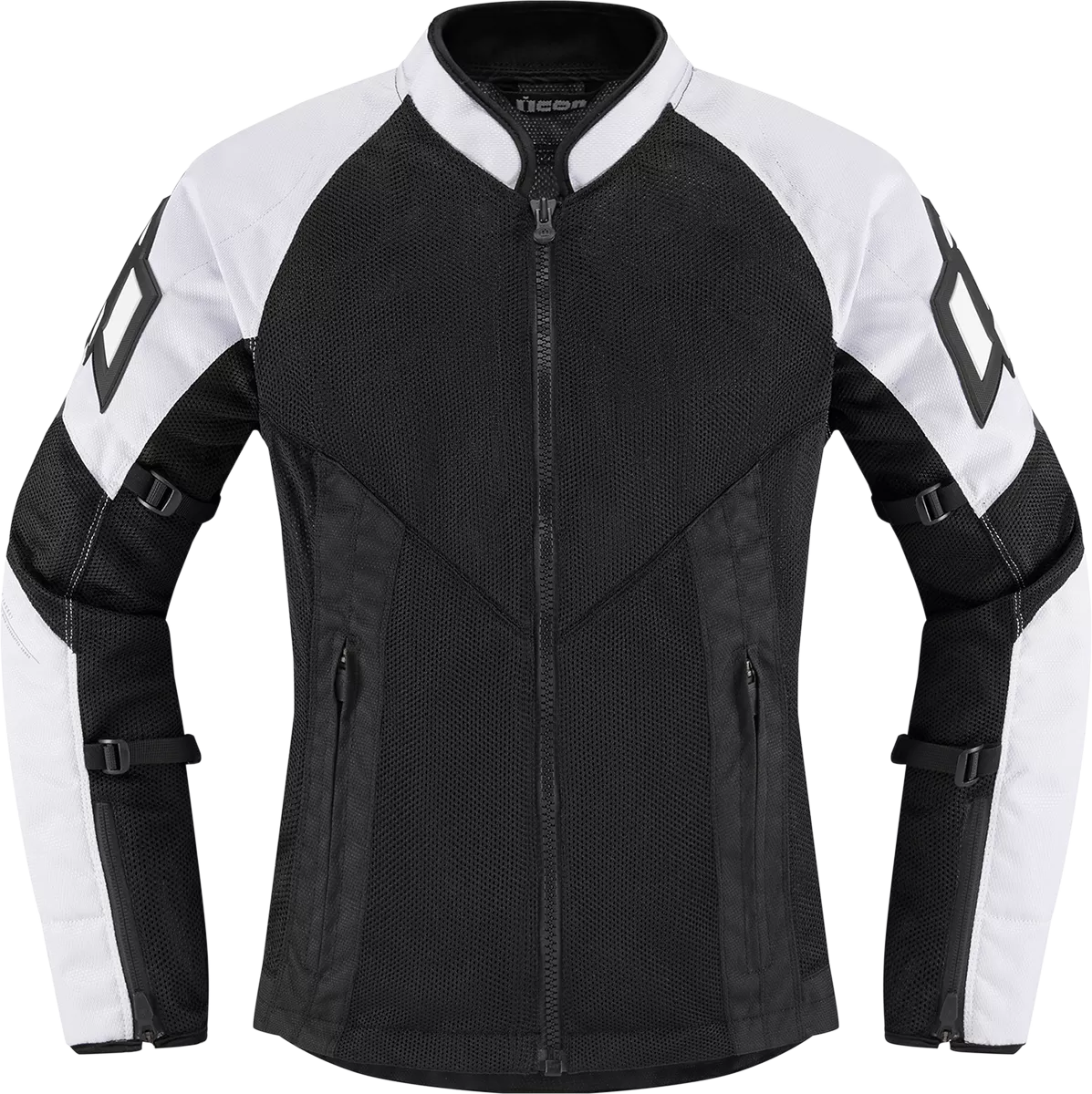 ICON Women's Mesh AF Jacket 2822-1493 - White/Black, Large