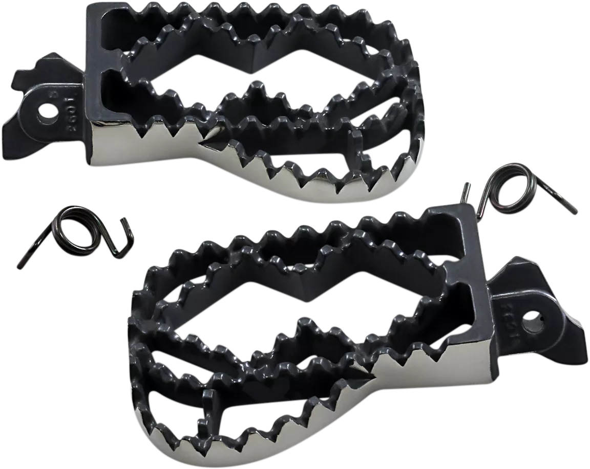 IMS Products Inc. Adventure II Footpegs - Black (Part Number 252601S-2)