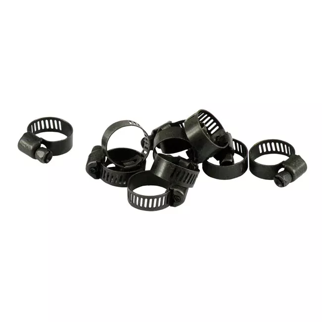 Jagg 3/8 Inch Black Hose Clamp For Harley-Davidson