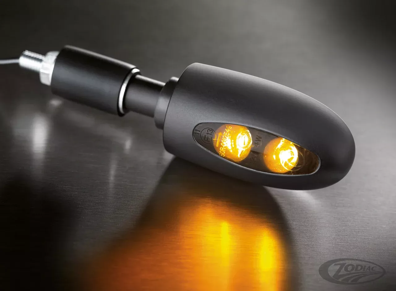 Kellermann, BL1000 Twin Eyes Bar End Turn Signal for Harley Davidson