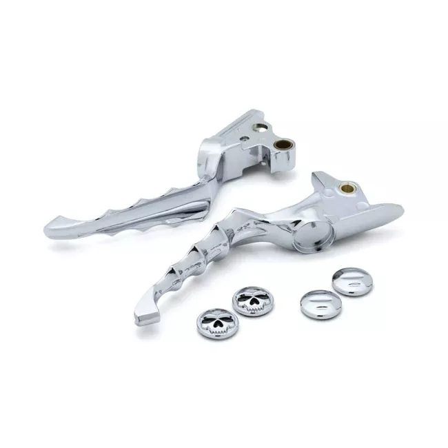 Kuryakyn Zombie Levers Chrome For Harley-Davidson