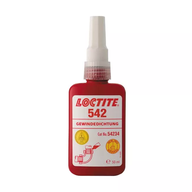 Loctite 542 Brown Hydraulic Sealant. 50cc for Harley-Davidson