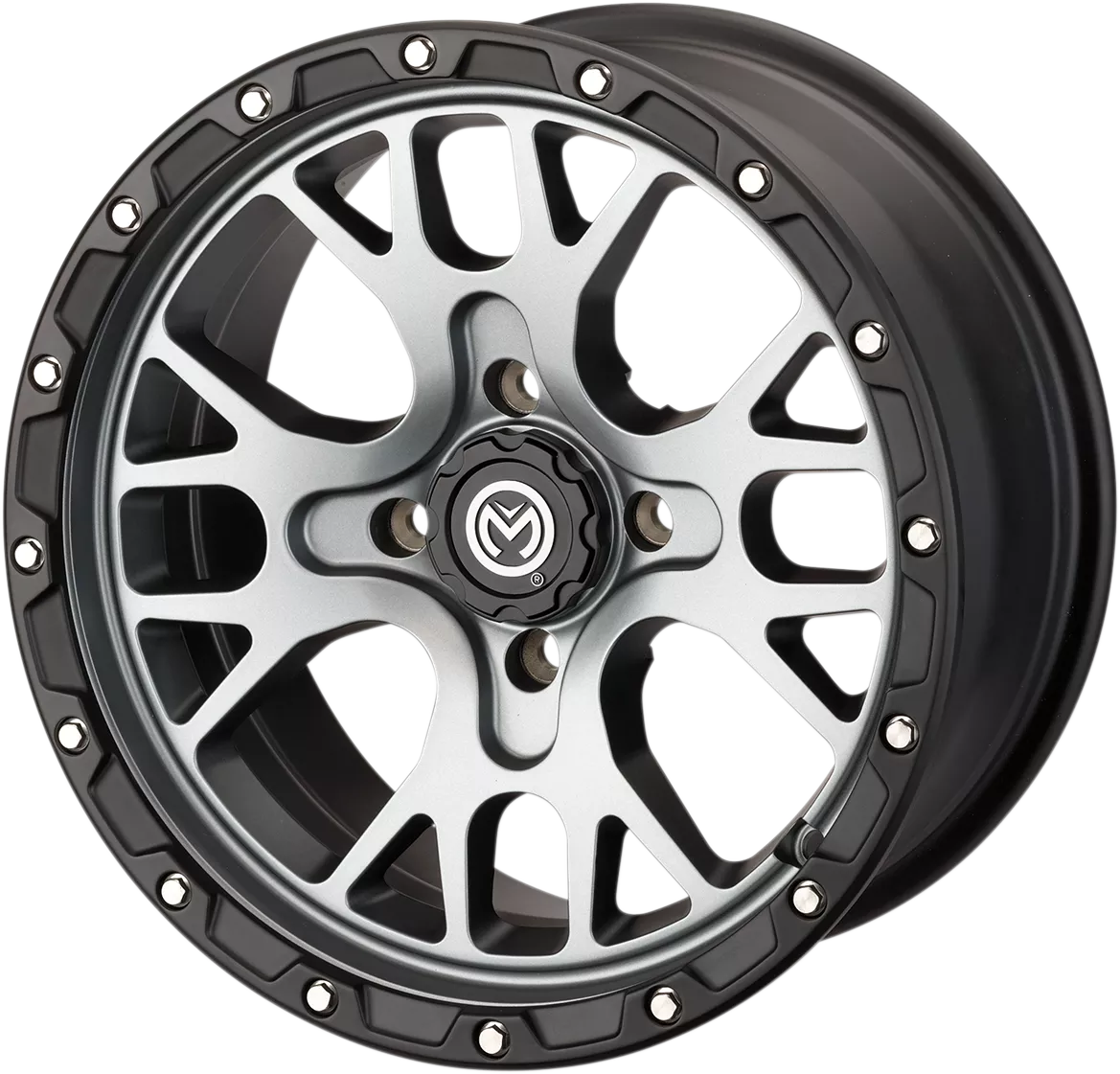 Moose Offroad 15x7 Gray Wheel - Model 545X for Front and Rear Applications