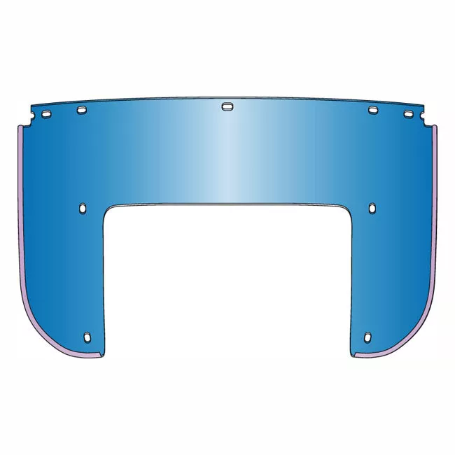 N.Cycle. Beaded Lower Window, Blue For Harley-Davidson
