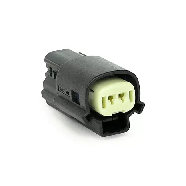 Namz, Molex MX-150 Connector. Black, Plug, 2 Pins For Harley Davidson