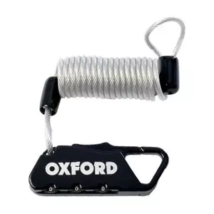 OxfordResettable 3-digit combination lock with cable