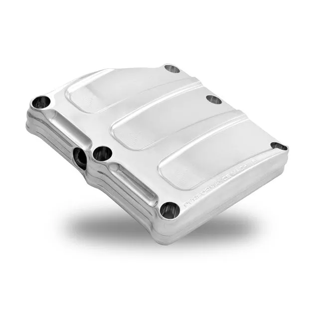 PM Scallop Transmission Top Cover Chrome for Harley-Davidson