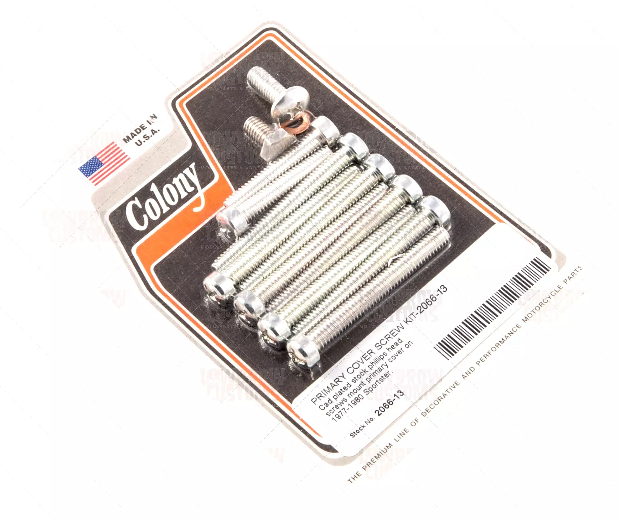 Primary Cover Screw Kit For Harley-Davidson Sportster Ironhead 1977-1980