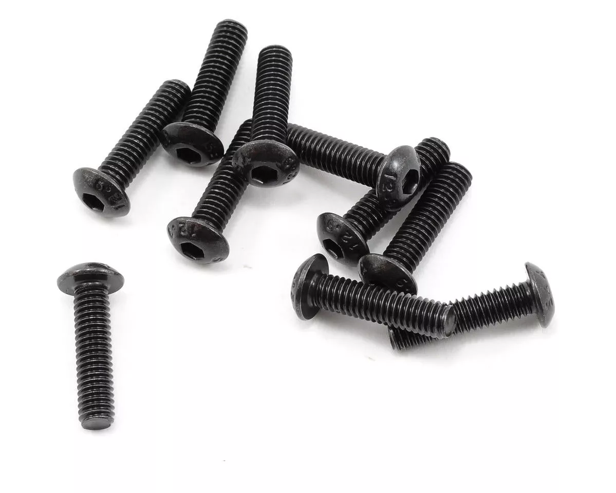 ProTek RC 4x16mm "High Strength" Button Head Screws (10) - PTK-H-3305