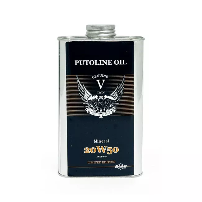 Putoline V-Twin 20W-50 Mineral Engine Oil for Harley-Davidson 1L