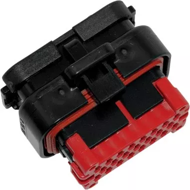 Radio Connector For Harley-Davidson Radio Connector Housing 23-Place Black