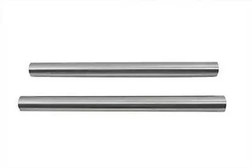 Raw Machined Steel 41mm Fork Tube Set with 20 Total Length For Harley-Davidson
