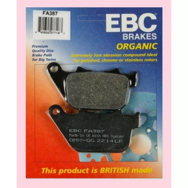 Rear Brake Pads for Harley-Davidson Sportster 2004-2013