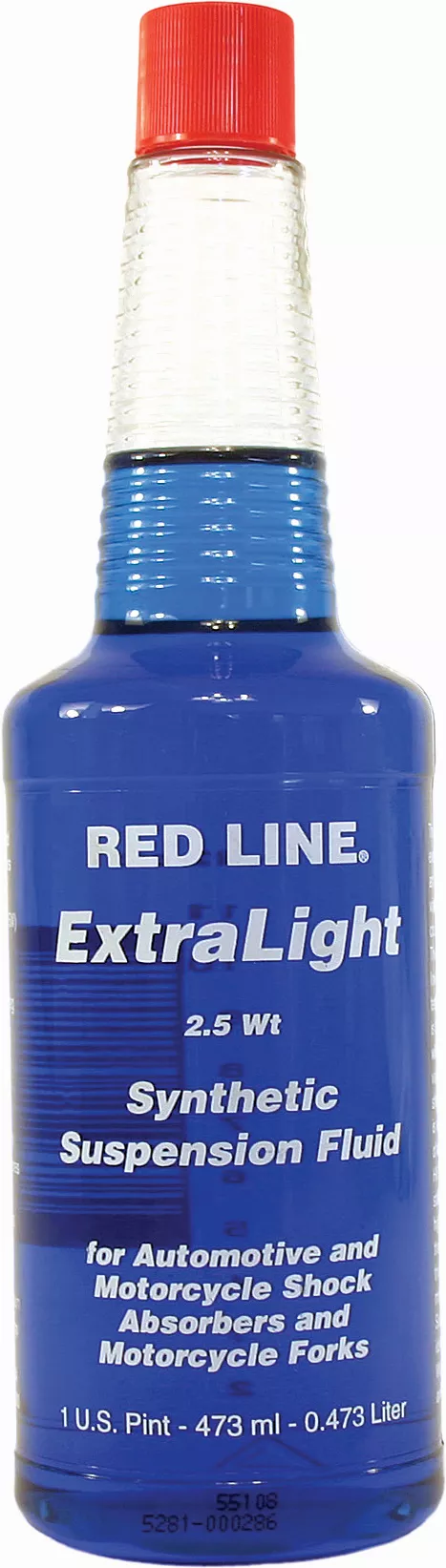 Red Line Synthetic Suspension Fluid 2.5 - 16 oz, Perfect for High-Performance Shock Absorbers