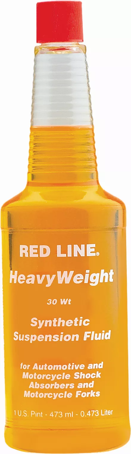 Red Line Synthetic Suspension Fluid 30W - 16 oz for High-Performance Shock Absorbers