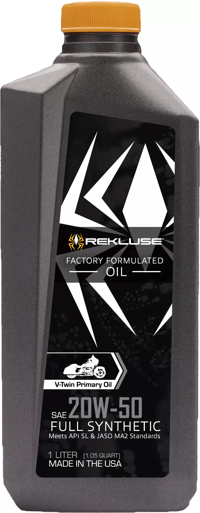 REKLUSE RACING Primary Full Syn V Twin Oil 20W50 – 1 Quart