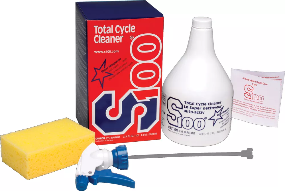 S100 Total Cycle Cleaner Deluxe Set - Part Number 12001B for Quick and Easy Motorcycle Cleaning