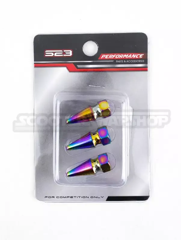 S23 Titanium Plated M8 Spike Nuts