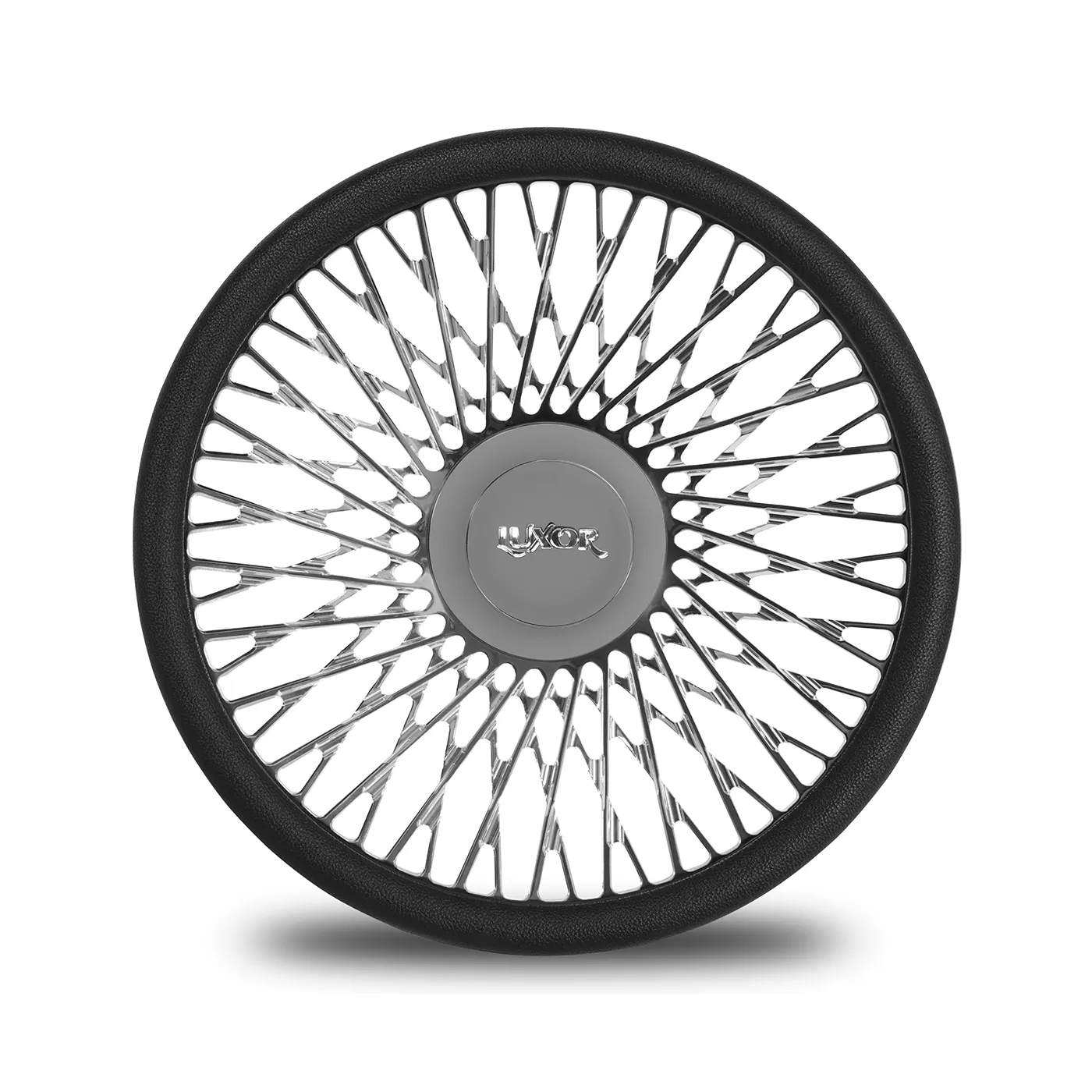 [SALE] 15" Billet 60 Spoke Cross Steering Wheel Chrome