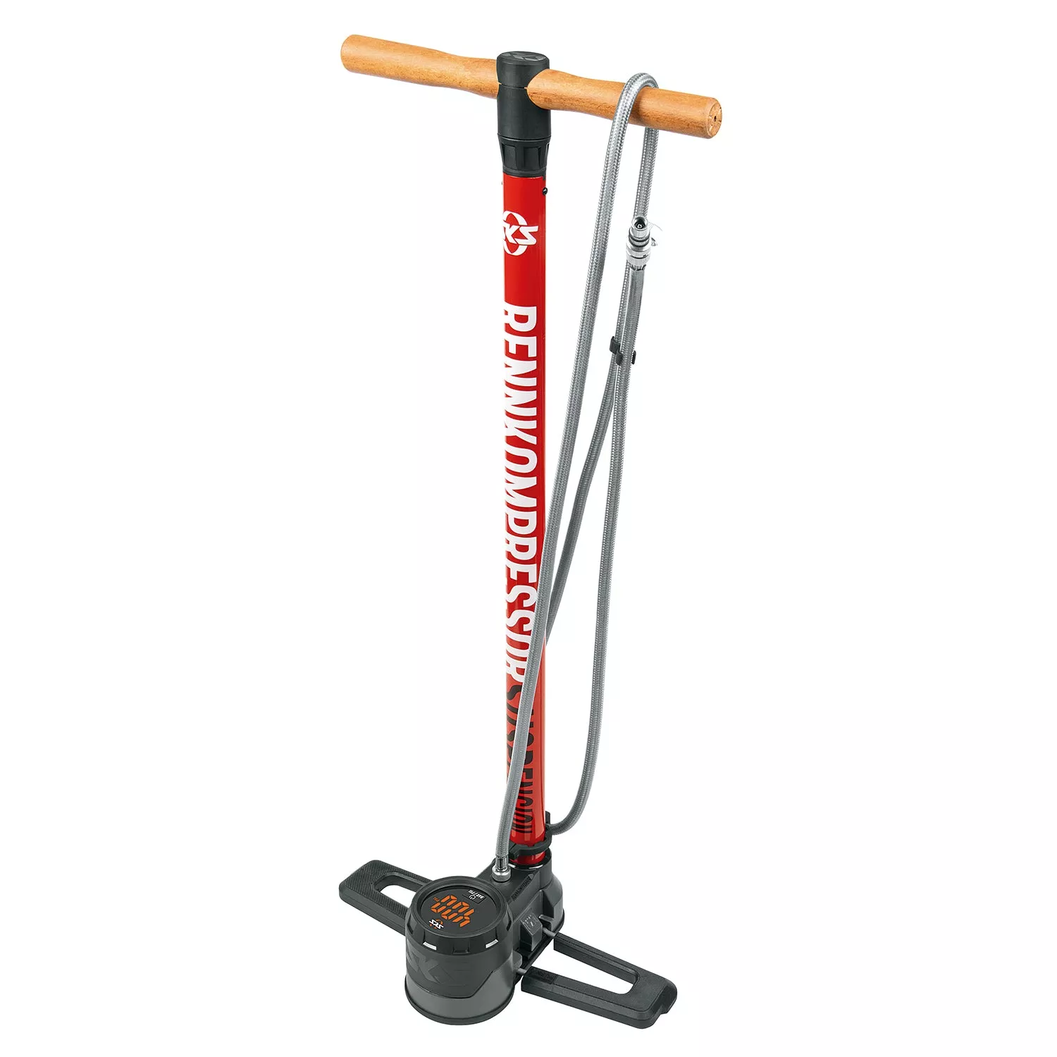 SKS RENNKOMPRESSOR SUSPENSION floor pump - red
