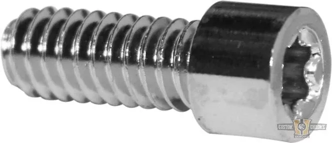 Smooth Sockethead Torx Screw Pack Chrome Hex Head Torx 1/4"-20 UNC 2 1/2" For Harley-Davidson