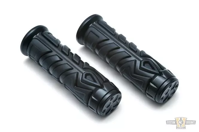 Spear Grips Black 7/8" Satin Throttle By Wire For Harley-Davidson